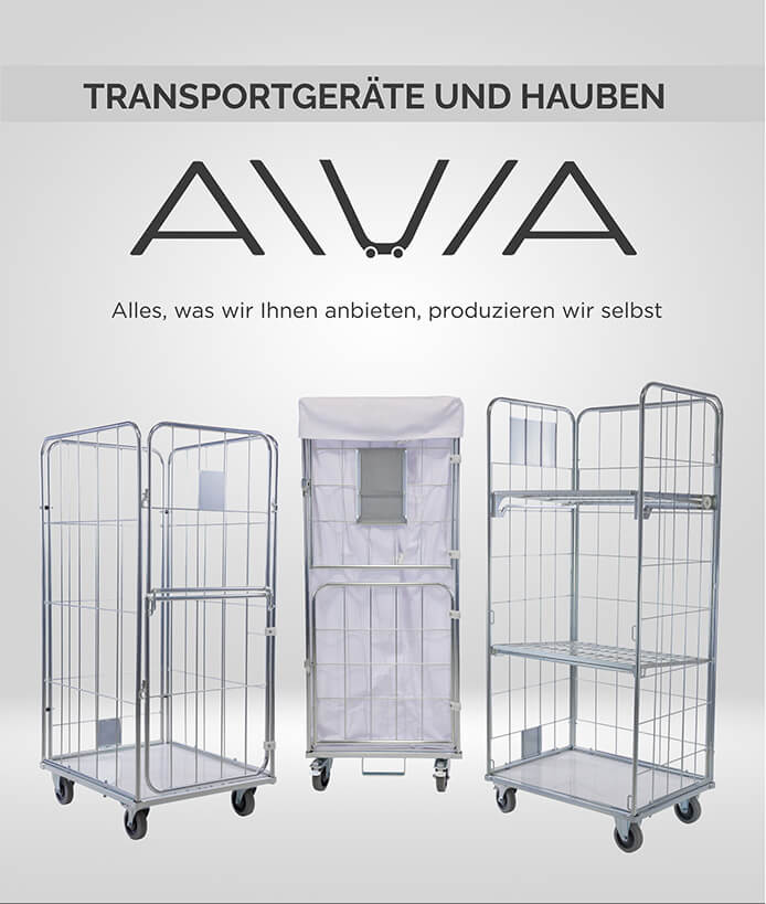 Transportgeräte und Hauben